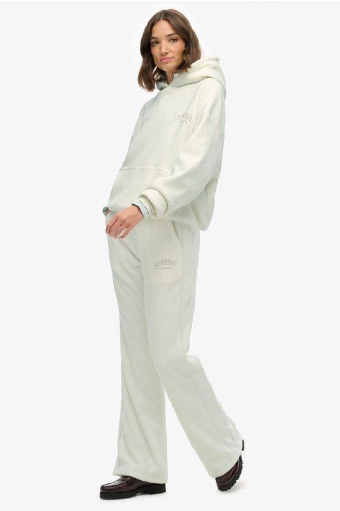 COUNTRY CLUB VELOUR LOOSE HOOD W2012545A 71D OFF WHITE